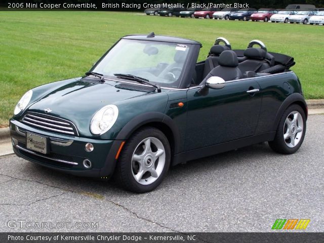 2006 Mini Cooper Convertible in British Racing Green Metallic