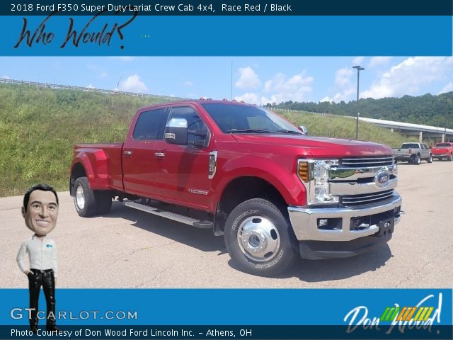 2018 Ford F350 Super Duty Lariat Crew Cab 4x4 in Race Red