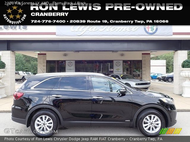 2020 Kia Sorento LX AWD in Ebony Black