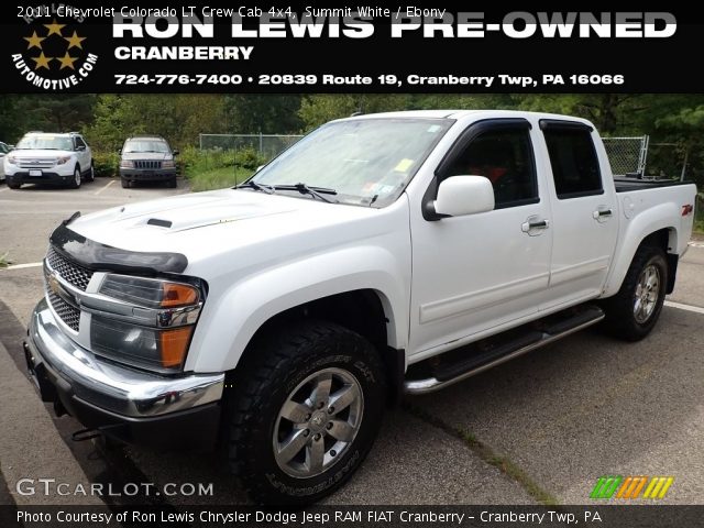 2011 Chevrolet Colorado LT Crew Cab 4x4 in Summit White