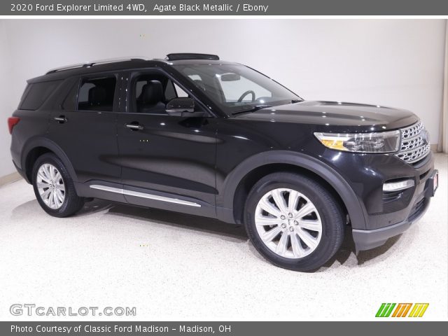 2020 Ford Explorer Limited 4WD in Agate Black Metallic