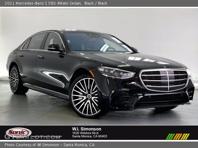 2021 Mercedes-Benz S 580 4Matic Sedan in Black