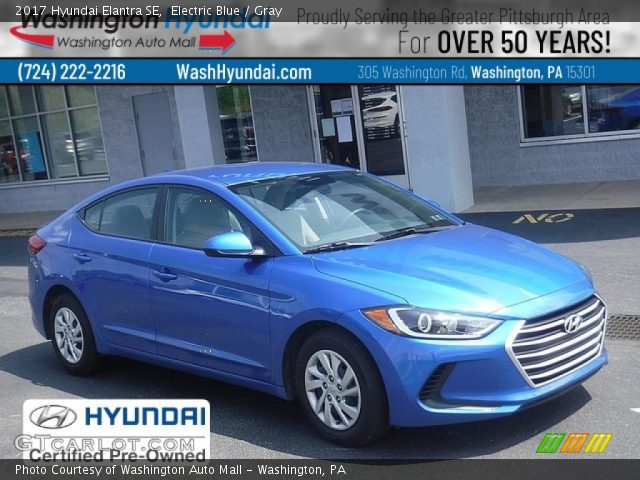 2017 Hyundai Elantra SE in Electric Blue