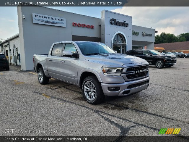 2021 Ram 1500 Laramie Crew Cab 4x4 in Billet Silver Metallic