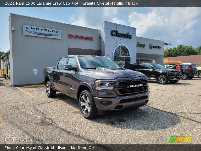 2021 Ram 1500 Laramie Crew Cab 4x4 in Granite Crystal Metallic