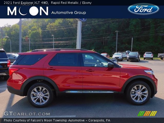 2021 Ford Explorer XLT 4WD in Rapid Red Metallic