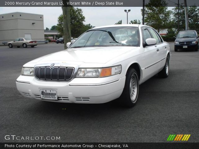 2000 Mercury Grand Marquis LS in Vibrant White