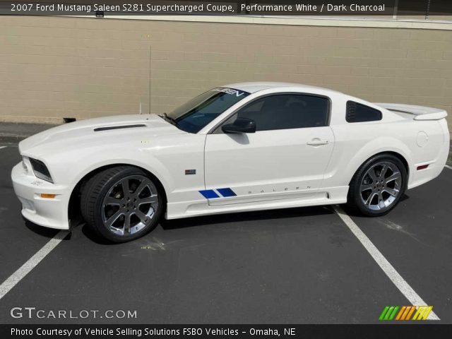 2007 Ford Mustang Saleen S281 Supercharged Coupe in Performance White