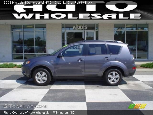 2008 Mitsubishi Outlander LS 4WD in Graphite Gray Pearl