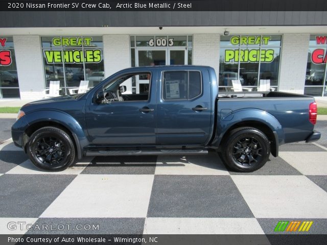 2020 Nissan Frontier SV Crew Cab in Arctic Blue Metallic