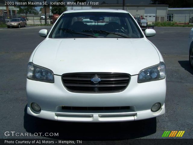 2001 Nissan Maxima SE in Icelandic White Pearl