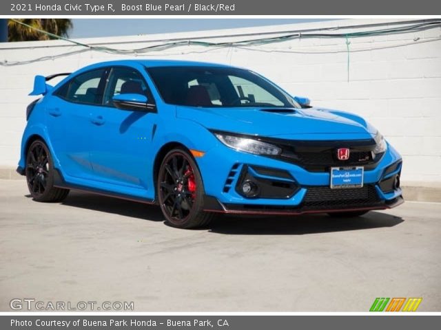 2021 Honda Civic Type R in Boost Blue Pearl