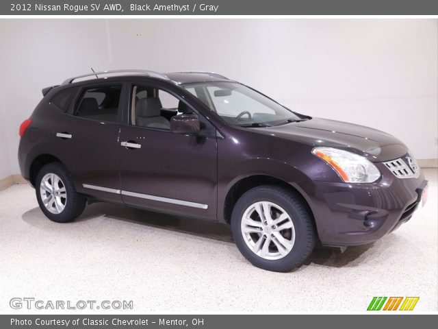2012 Nissan Rogue SV AWD in Black Amethyst