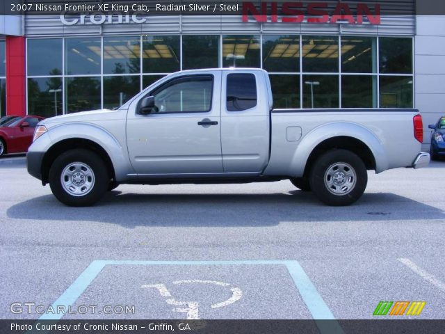 2007 Nissan Frontier XE King Cab in Radiant Silver