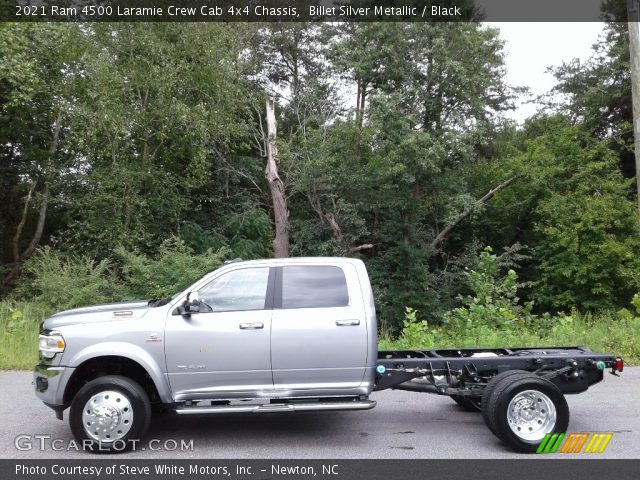 2021 Ram 4500 Laramie Crew Cab 4x4 Chassis in Billet Silver Metallic