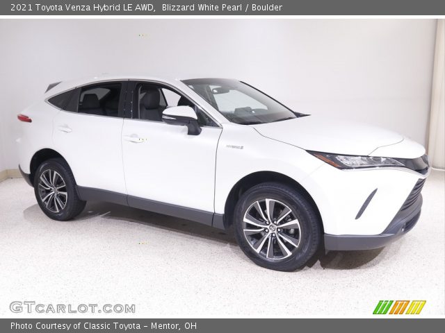 2021 Toyota Venza Hybrid LE AWD in Blizzard White Pearl
