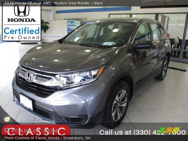 2018 Honda CR-V LX AWD in Modern Steel Metallic