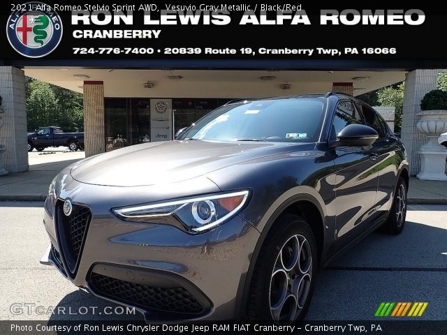 2021 Alfa Romeo Stelvio Sprint AWD in Vesuvio Gray Metallic