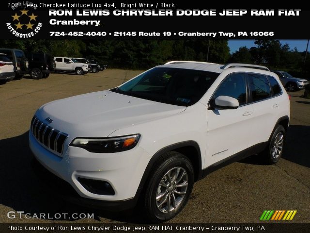 2021 Jeep Cherokee Latitude Lux 4x4 in Bright White