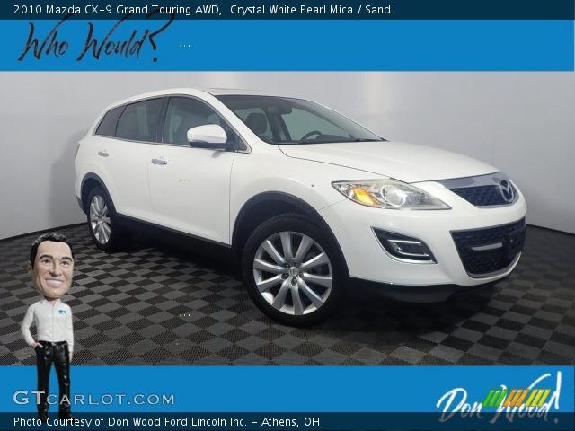 2010 Mazda CX-9 Grand Touring AWD in Crystal White Pearl Mica