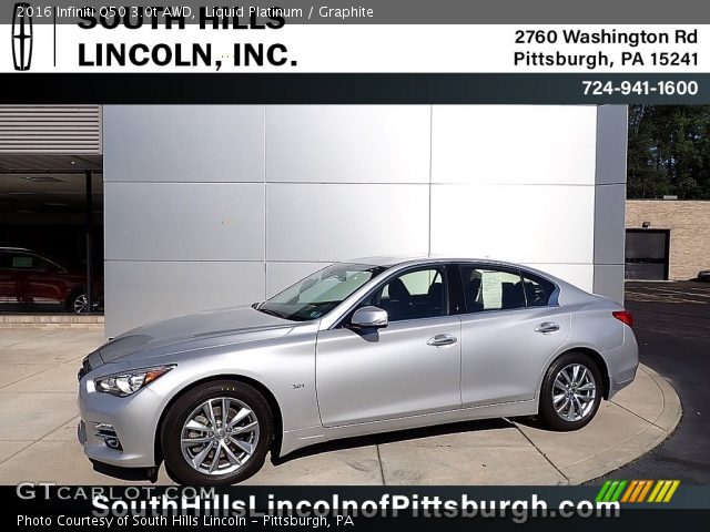 2016 Infiniti Q50 3.0t AWD in Liquid Platinum