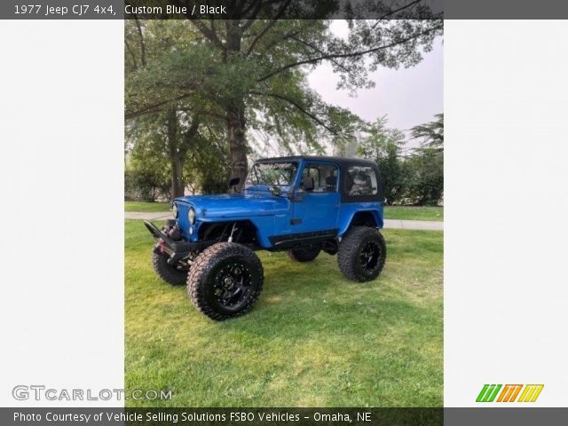 1977 Jeep CJ7 4x4 in Custom Blue