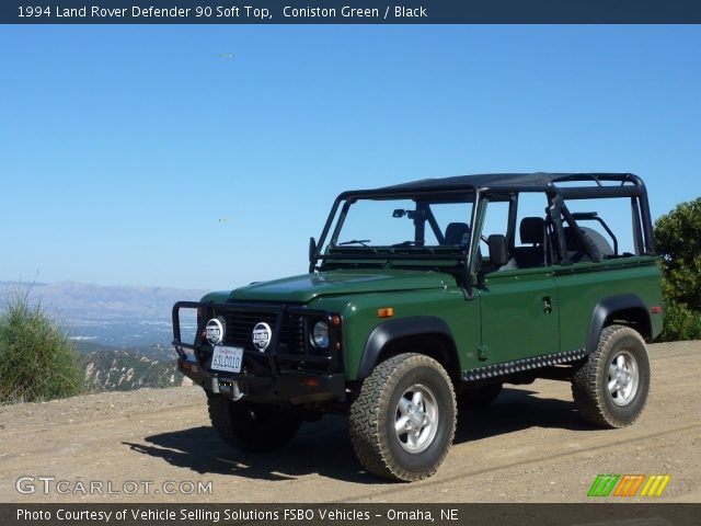 1994 Land Rover Defender 90 Soft Top in Coniston Green