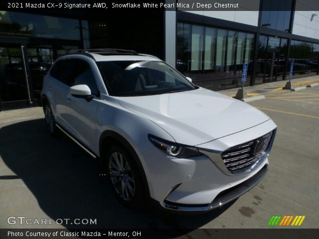 2021 Mazda CX-9 Signature AWD in Snowflake White Pearl Mica