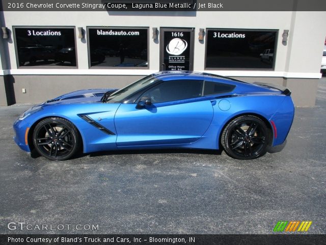 2016 Chevrolet Corvette Stingray Coupe in Laguna Blue Metallic