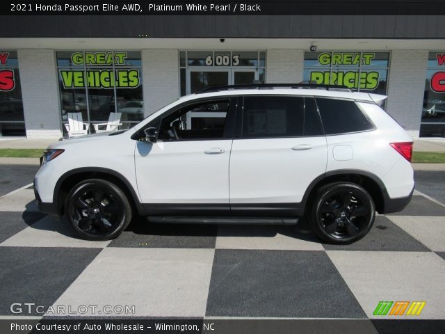 2021 Honda Passport Elite AWD in Platinum White Pearl