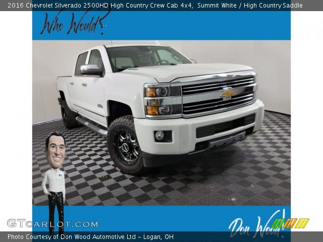2016 Chevrolet Silverado 2500HD High Country Crew Cab 4x4 in Summit White