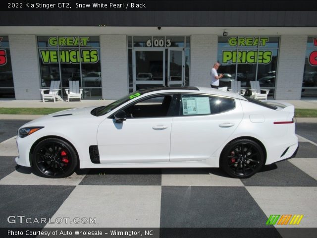 2022 Kia Stinger GT2 in Snow White Pearl