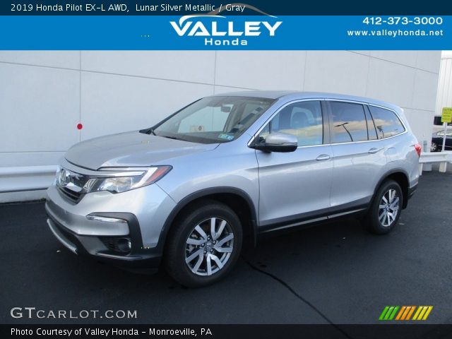 2019 Honda Pilot EX-L AWD in Lunar Silver Metallic