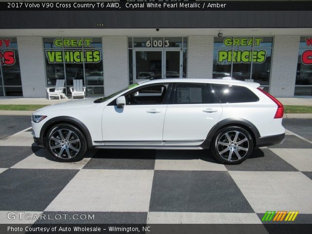 2017 Volvo V90 Cross Country T6 AWD in Crystal White Pearl Metallic