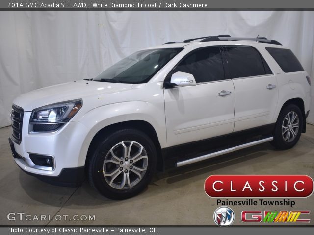 2014 GMC Acadia SLT AWD in White Diamond Tricoat