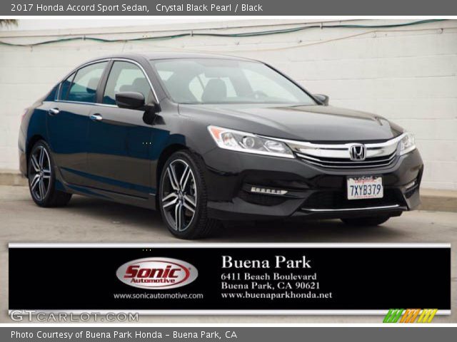 2017 Honda Accord Sport Sedan in Crystal Black Pearl