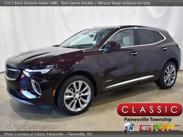 2021 Buick Envision Avenir AWD in Rich Garnet Metallic