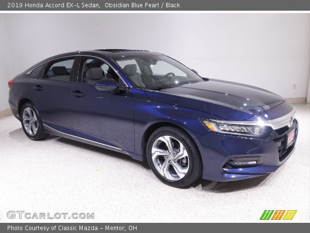 2019 Honda Accord EX-L Sedan in Obsidian Blue Pearl