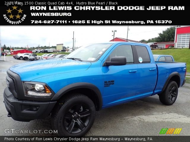 2021 Ram 1500 Classic Quad Cab 4x4 in Hydro Blue Pearl