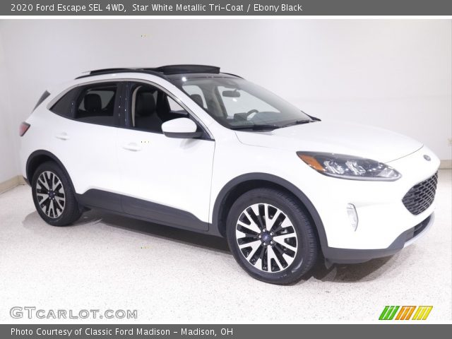 2020 Ford Escape SEL 4WD in Star White Metallic Tri-Coat