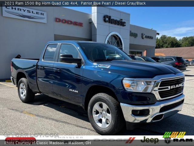 2021 Ram 1500 Big Horn Quad Cab 4x4 in Patriot Blue Pearl