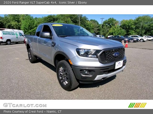 2020 Ford Ranger XLT SuperCab 4x4 in Iconic Silver