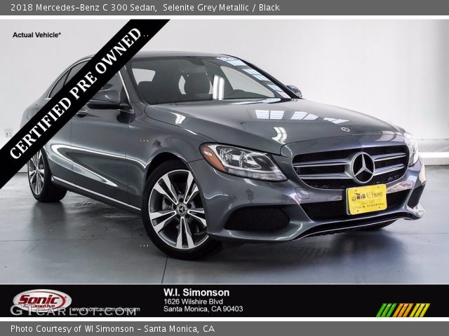 2018 Mercedes-Benz C 300 Sedan in Selenite Grey Metallic