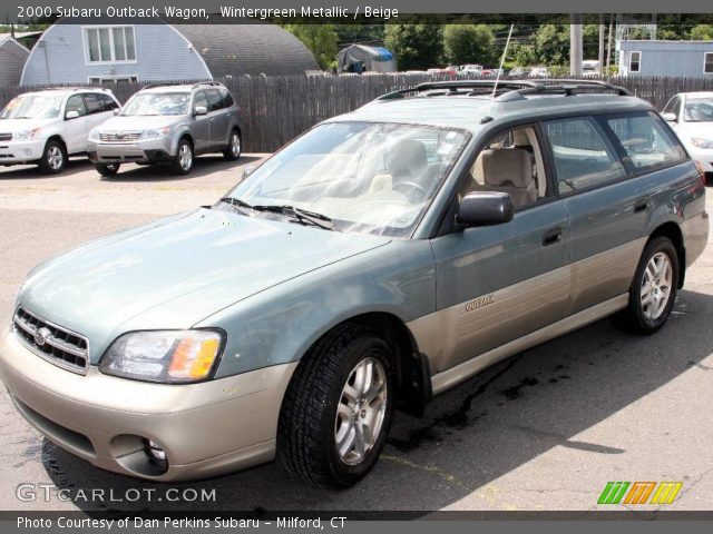 2000 Subaru Outback Wagon in Wintergreen Metallic