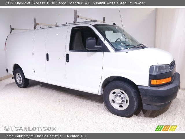 2019 Chevrolet Express 3500 Cargo Extended WT in Summit White