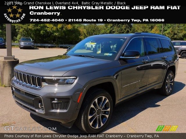 2021 Jeep Grand Cherokee L Overland 4x4 in Baltic Gray Metallic