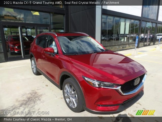 2021 Mazda CX-5 Grand Touring AWD in Soul Red Crystal Metallic