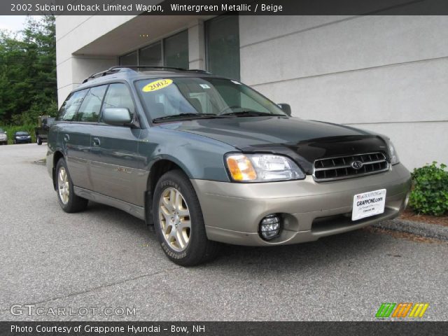 2002 Subaru Outback Limited Wagon in Wintergreen Metallic
