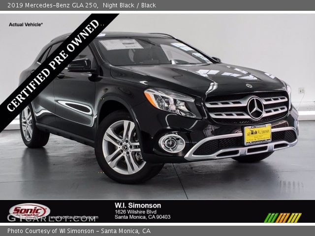 2019 Mercedes-Benz GLA 250 in Night Black