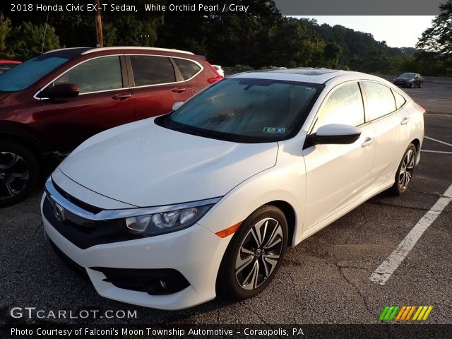 2018 Honda Civic EX-T Sedan in White Orchid Pearl
